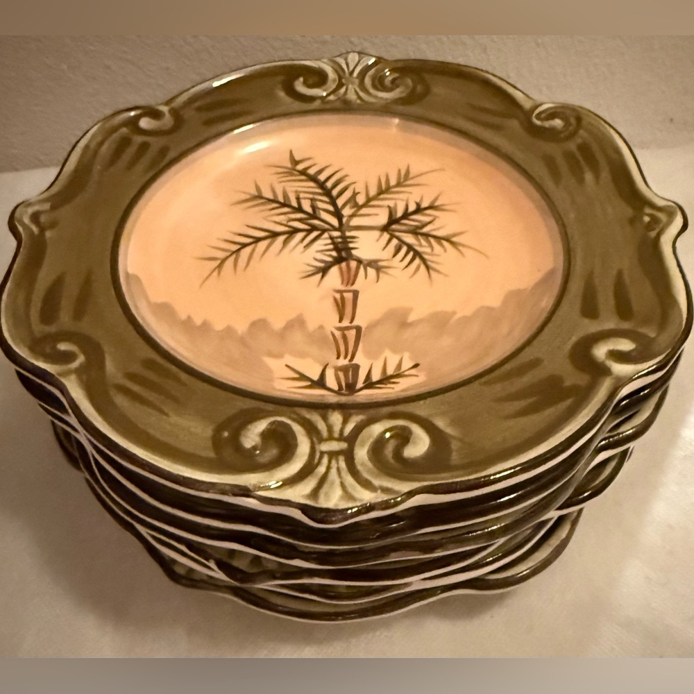 6 Sauvignon “West Indies” salad/ appetizer/ dessert plates. 8”